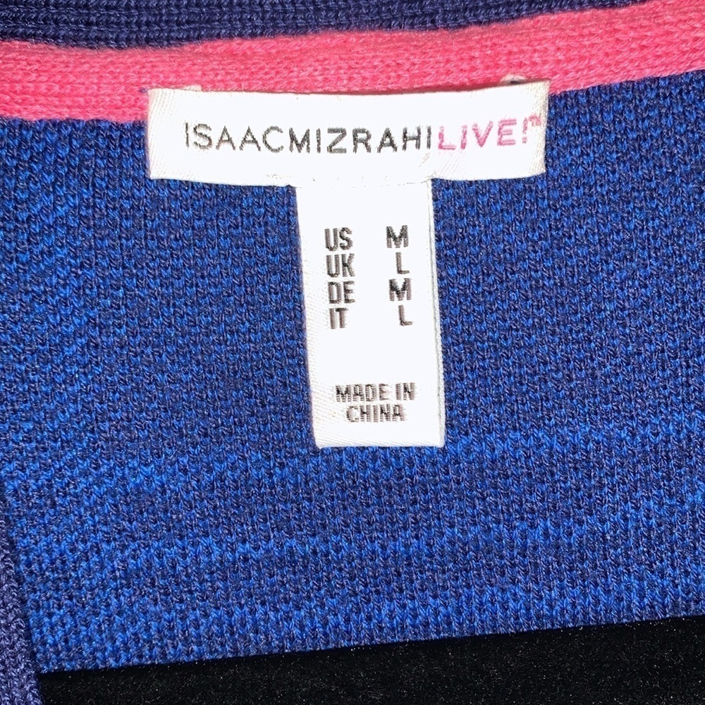 Final $ Lightly Loved! Isaac Mizrahi Live Oversized Open Front Cardigan M - Picture 10 of 11
